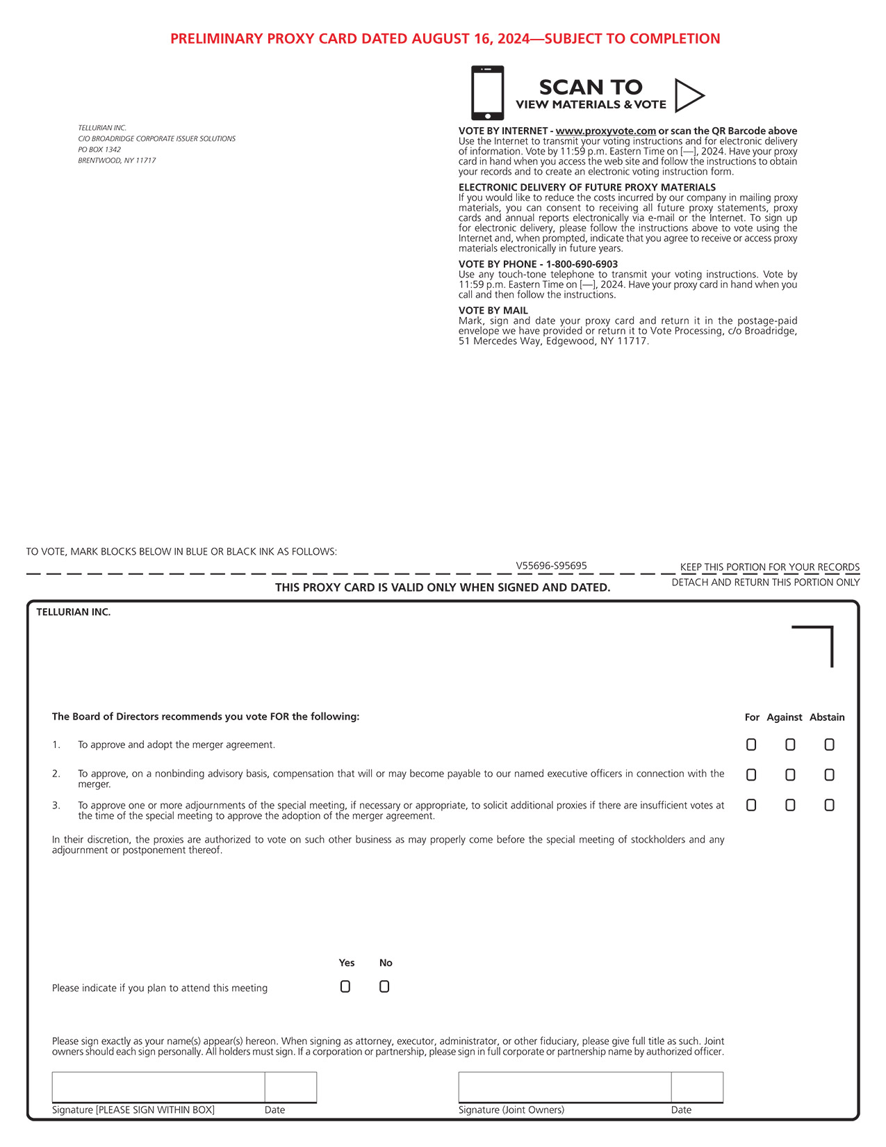 [MISSING IMAGE: px_24tellurianproxy1pg01-4c.jpg]